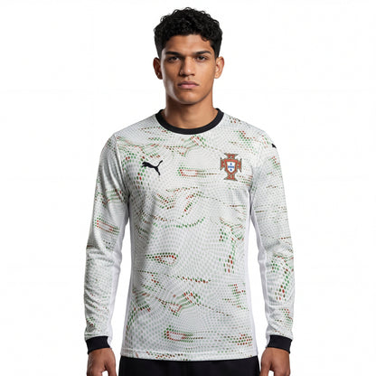 Trikot Portugal Langarm 25/26 - Weiß