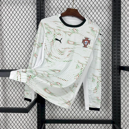 Trikot Portugal Langarm 25/26 - Weiß