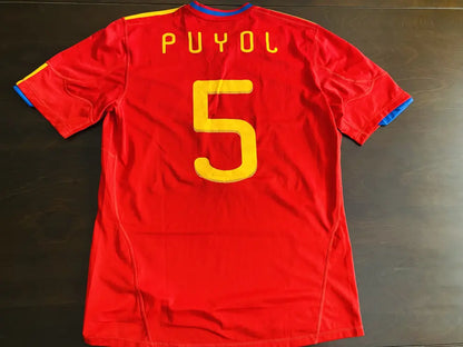 Trikot Puyol Spanien 2010 Legende