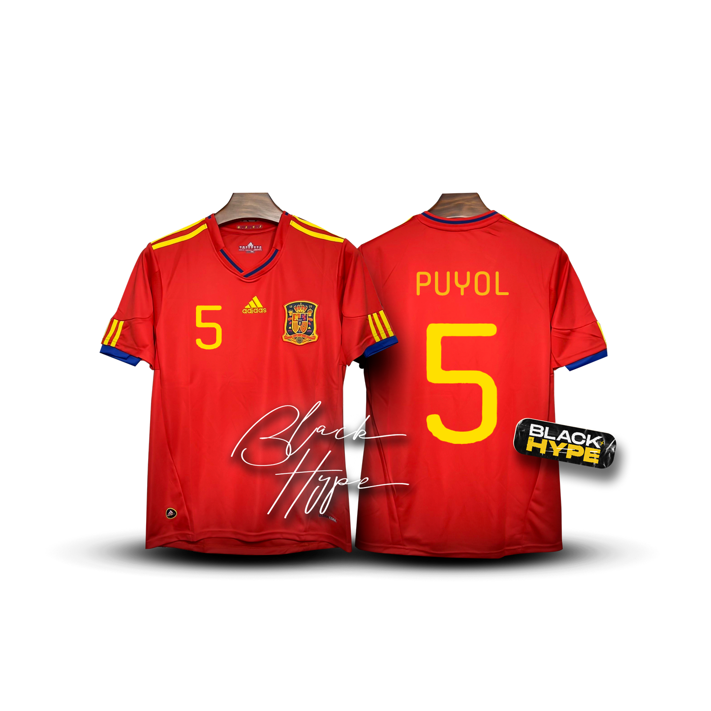Trikot Puyol Spanien 2010 Legende