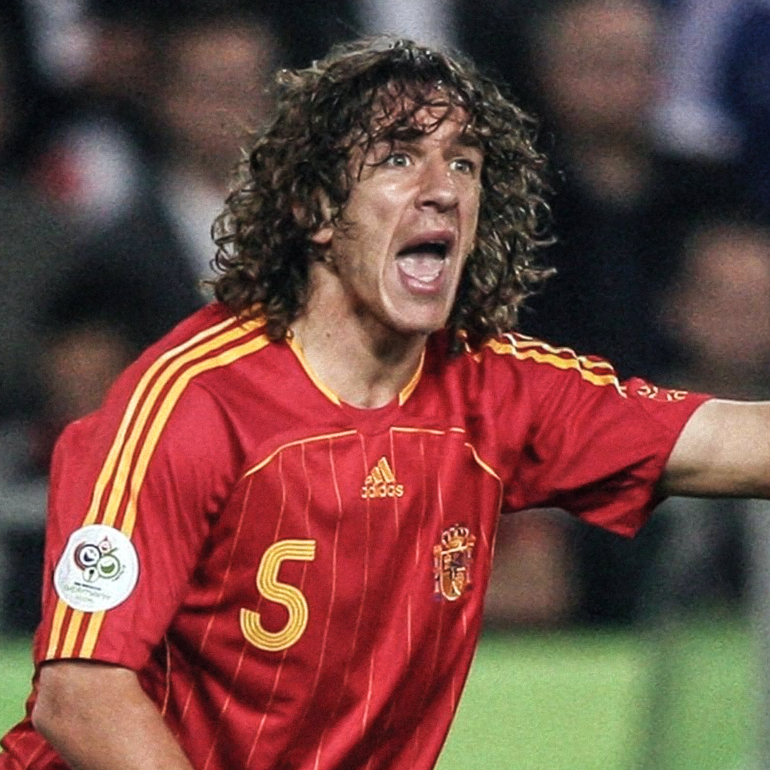 Trikot Puyol Spanien 2010 Legende