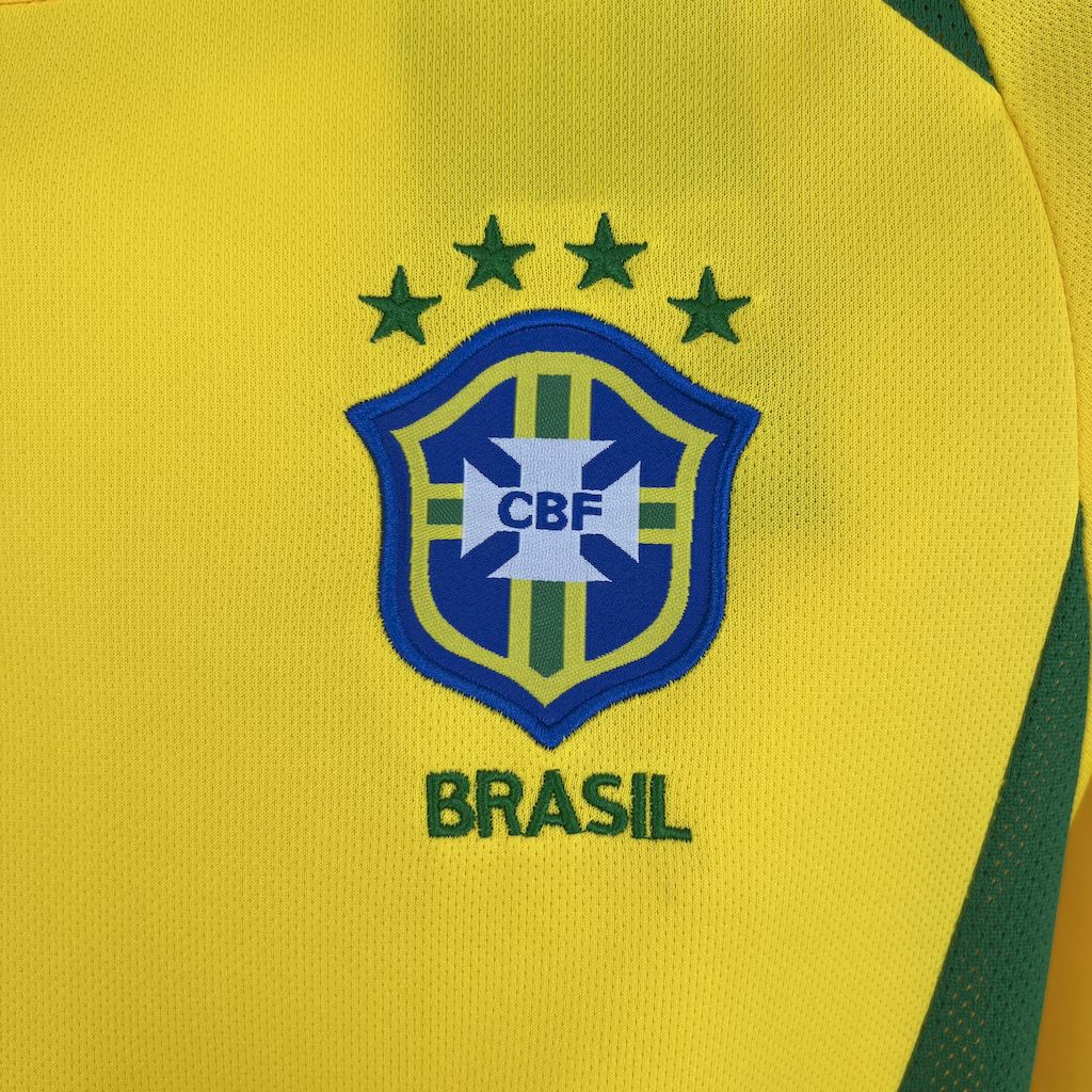 Trikot Retro Brasilien 2002/02 Heim