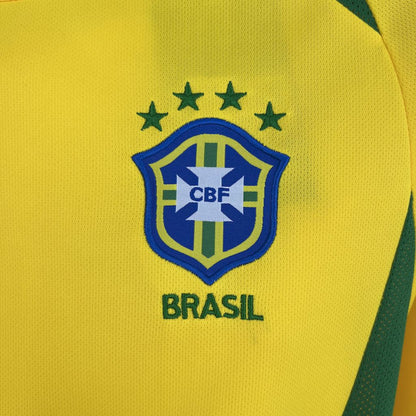 Trikot Retro Brasilien 2002/02 Heim