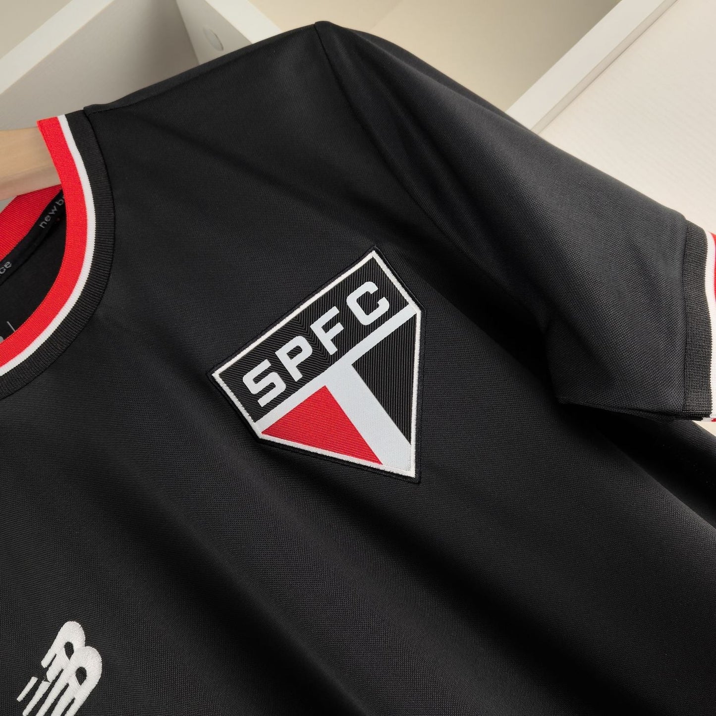 São Paulo Retro-Trikot - Schwarz