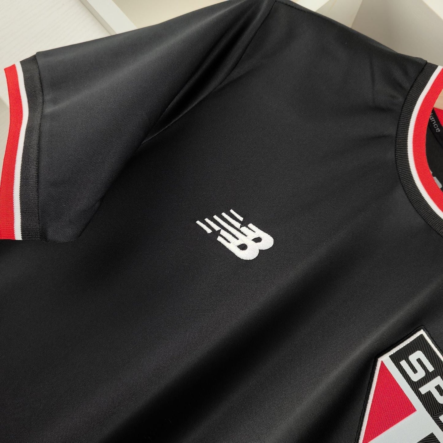São Paulo Retro-Trikot - Schwarz