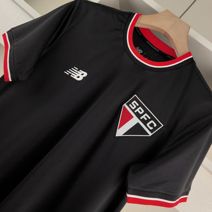 São Paulo Retro-Trikot - Schwarz