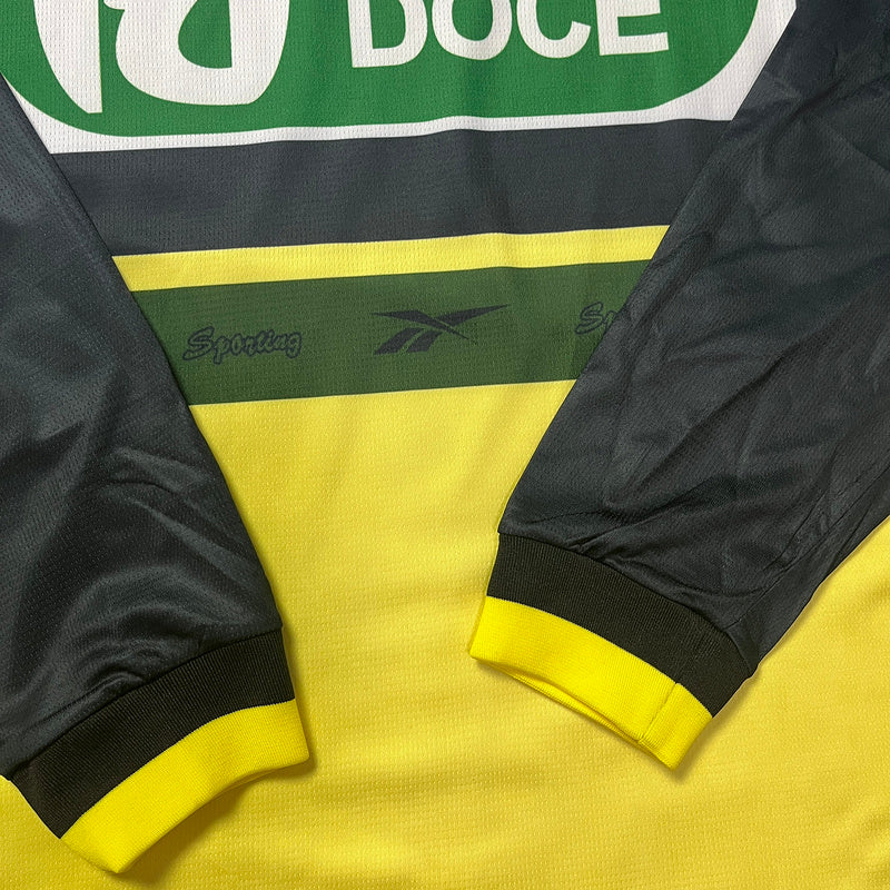 Trikot Sporting 99/00 Langarm - Auswärts Retro