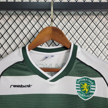 Trikot Sporting Retro 2001/03 Langarm Grün