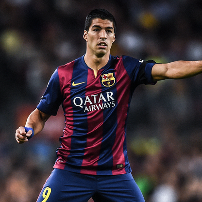 Trikot Suárez Barcelona 14-15 Legende