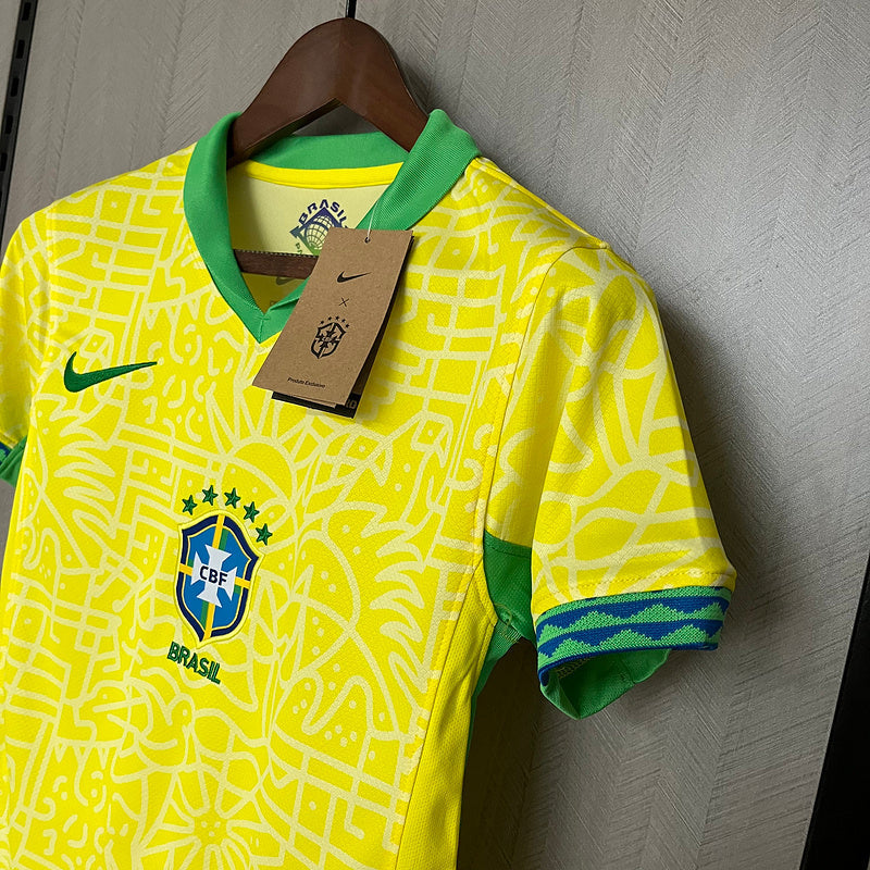 Trikot Damen Brasilien Heim 24/25 Nike - Gelb