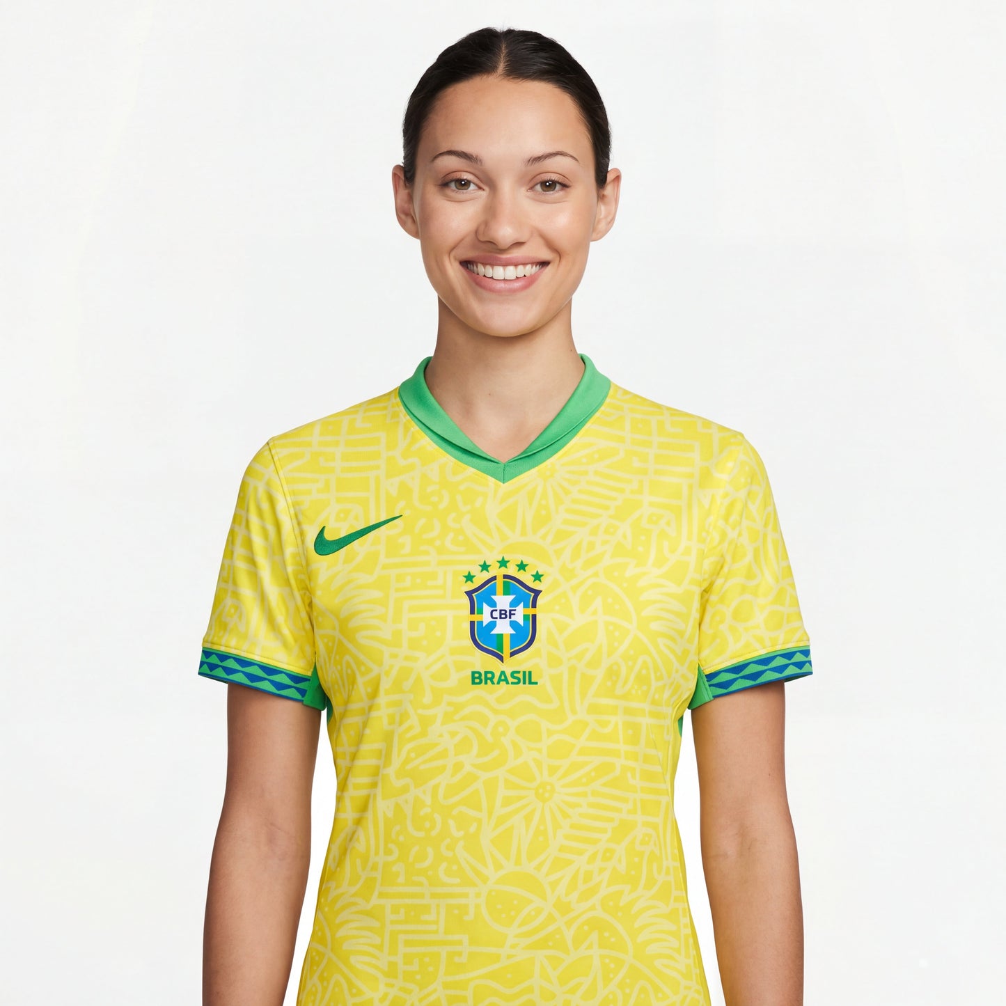 Trikot Damen Brasilien Heim 24/25 Nike - Gelb