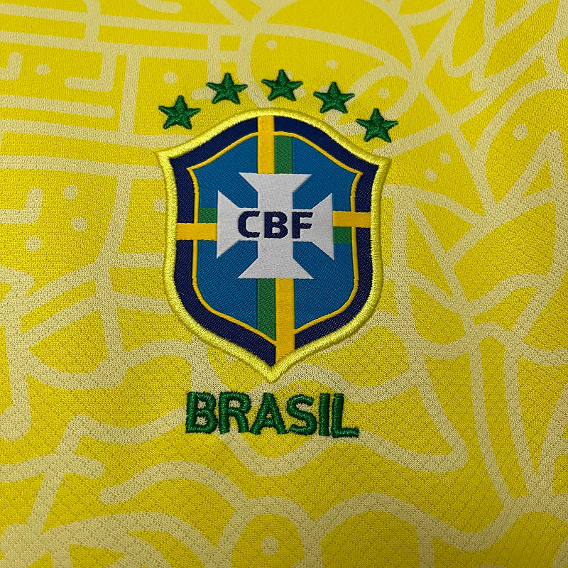 Trikot Damen Brasilien Heim 24/25 Nike - Gelb