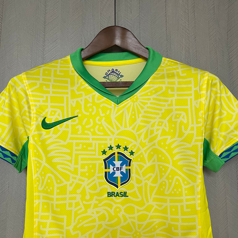 Trikot Damen Brasilien Heim 24/25 Nike - Gelb