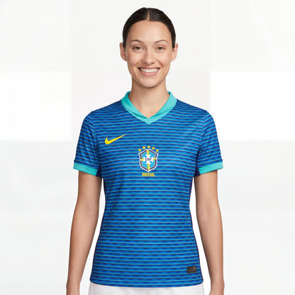 Trikot Damen Brasilien II 24/25 Nike - Gestreift