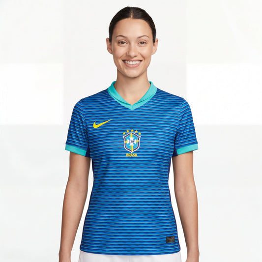 Trikot Damen Brasilien II 24/25 Nike - Gestreift