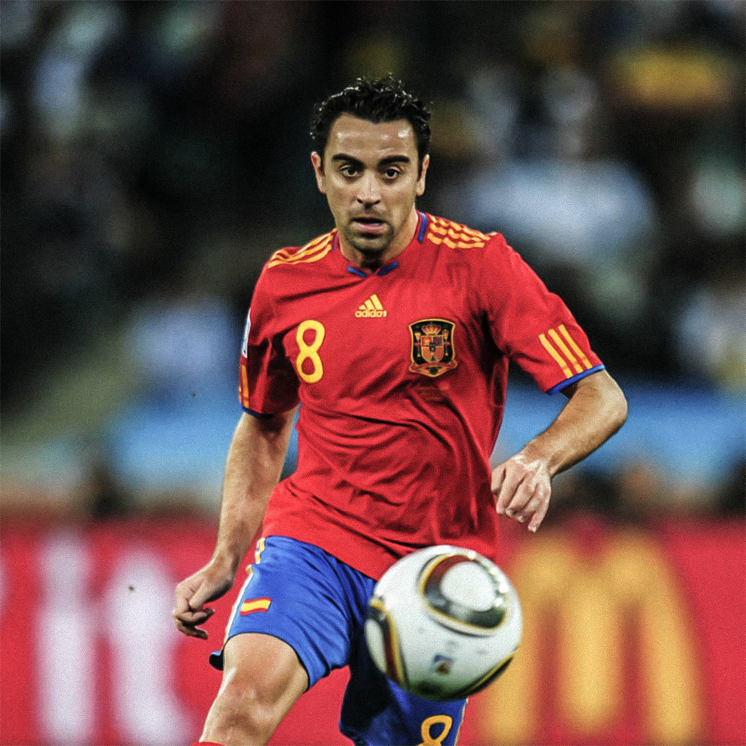 Trikot Xavi Spanien 2010 Legende