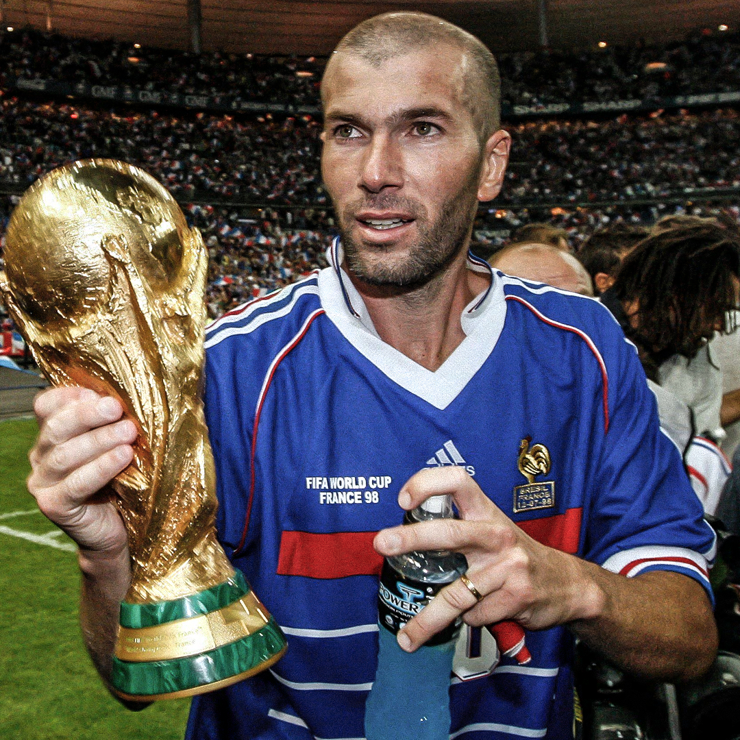 Trikot Zidane Frankreich 1998 Legende