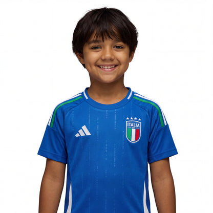 Adidas Kinder Italien 24/25 - Blau