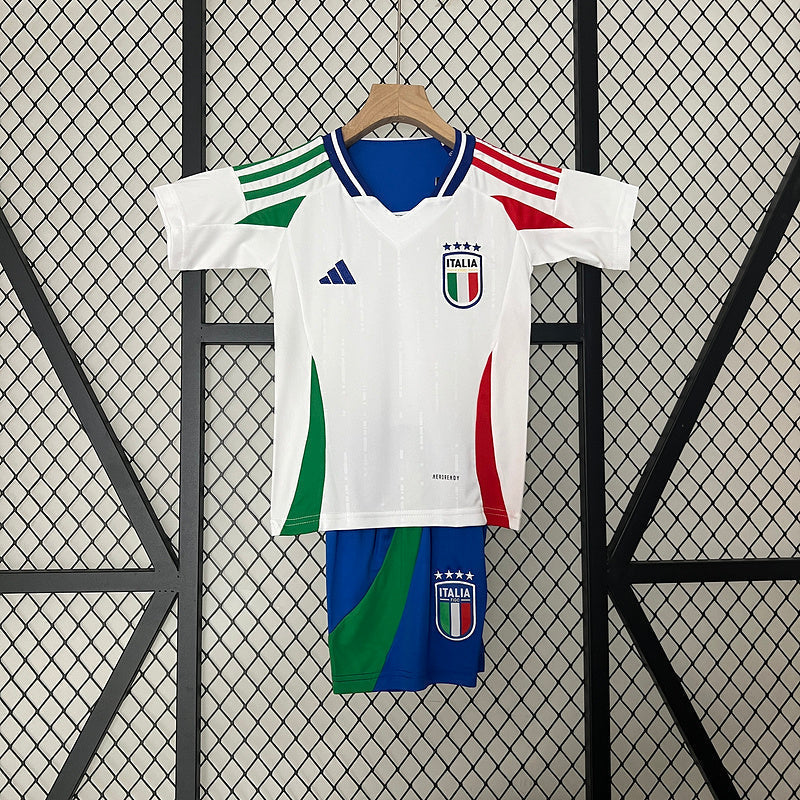 Adidas Kinder Italien 24/25 - Weiß