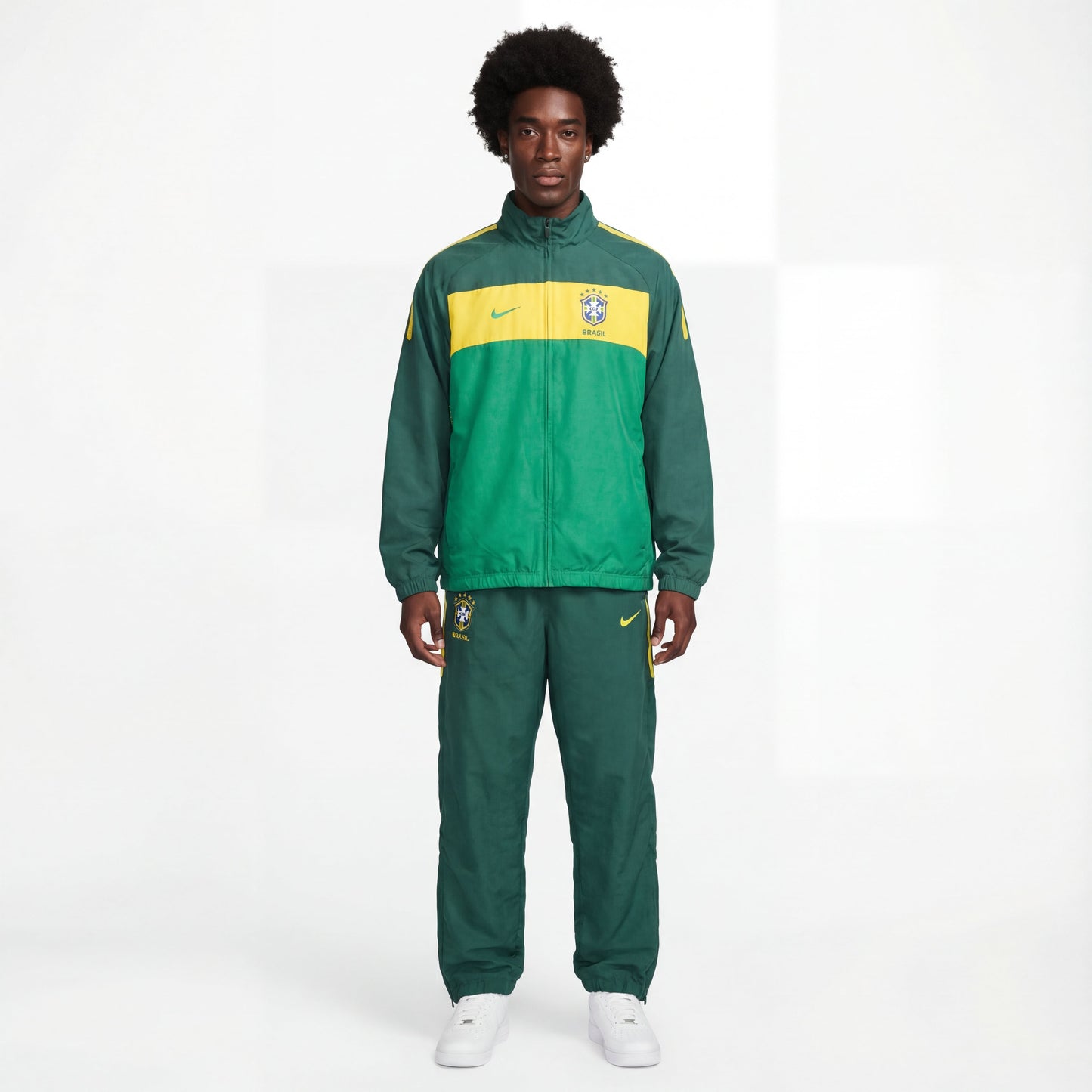 Nike x Brasilien Vintage-Jacke 2009/10