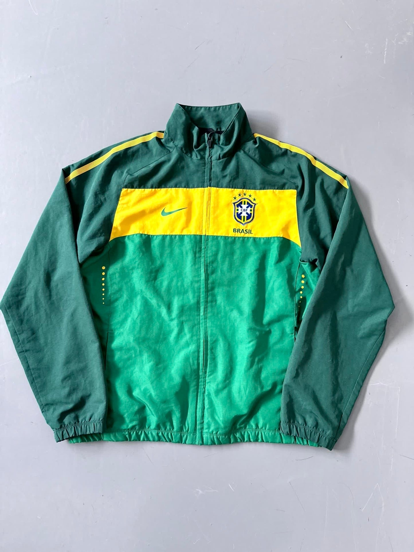 Nike x Brasilien Vintage-Jacke 2009/10
