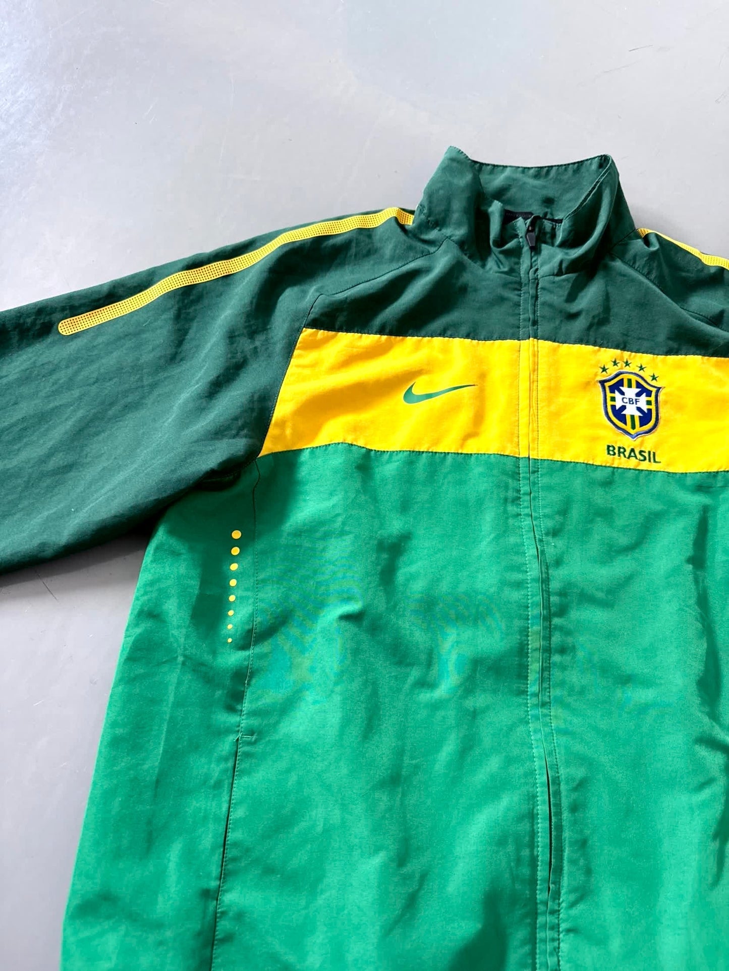 Nike x Brasilien Vintage-Jacke 2009/10