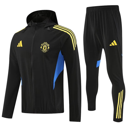 Manchester United Trainingsanzug 25/26 Schwarz