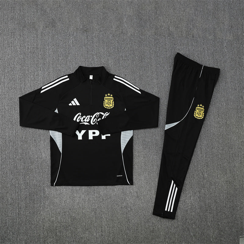 Trainingsanzug Argentinien 25/26 Schwarz - Winter