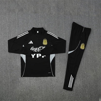 Trainingsanzug Argentinien 25/26 Schwarz - Winter