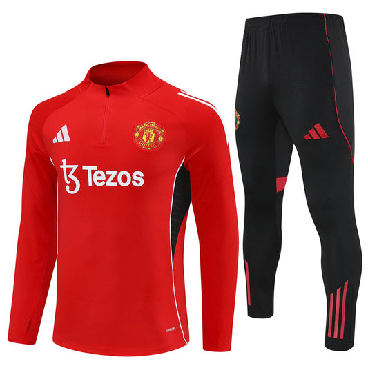 Manchester United Trainingsanzug 25/26 Rot - Winter