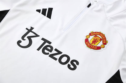 Manchester United Trainingsanzug 25/26 Weiß - Winter