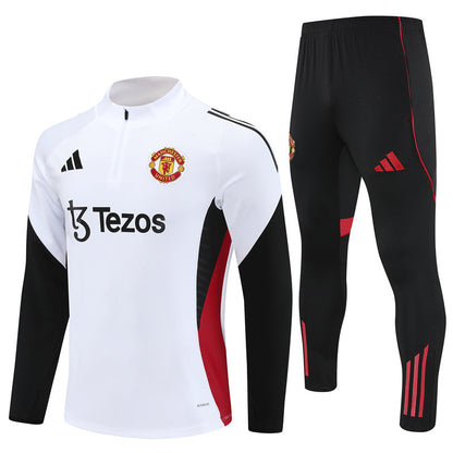Manchester United Trainingsanzug 25/26 Weiß - Winter