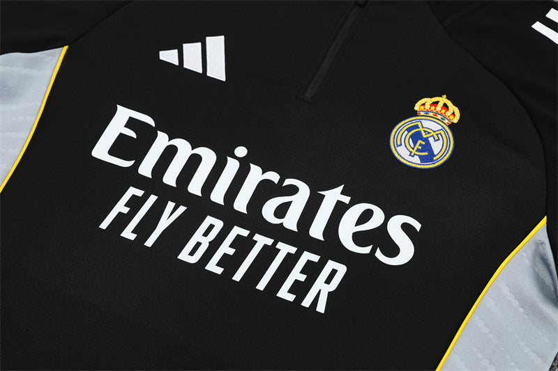 Trainingsanzug Real Madrid 25/26 Schwarz - Winter