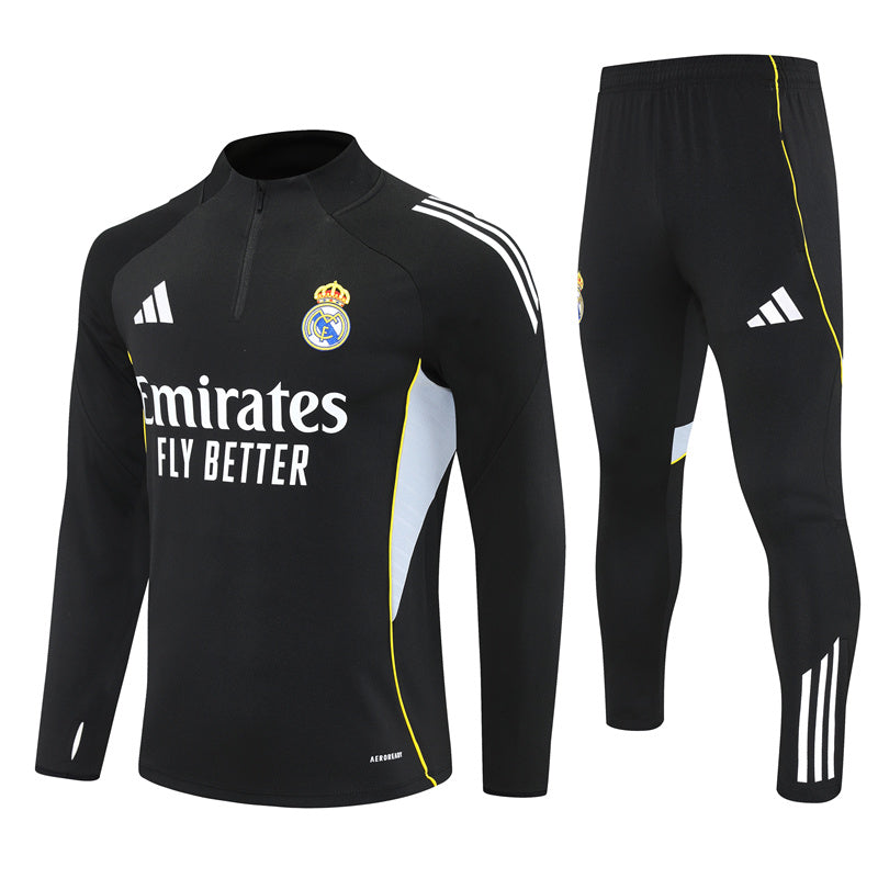 Trainingsanzug Real Madrid 25/26 Schwarz - Winter