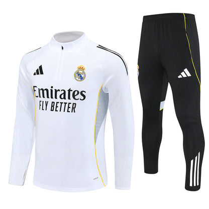 Trainingsanzug Real Madrid 25/26 Weiß - Winter