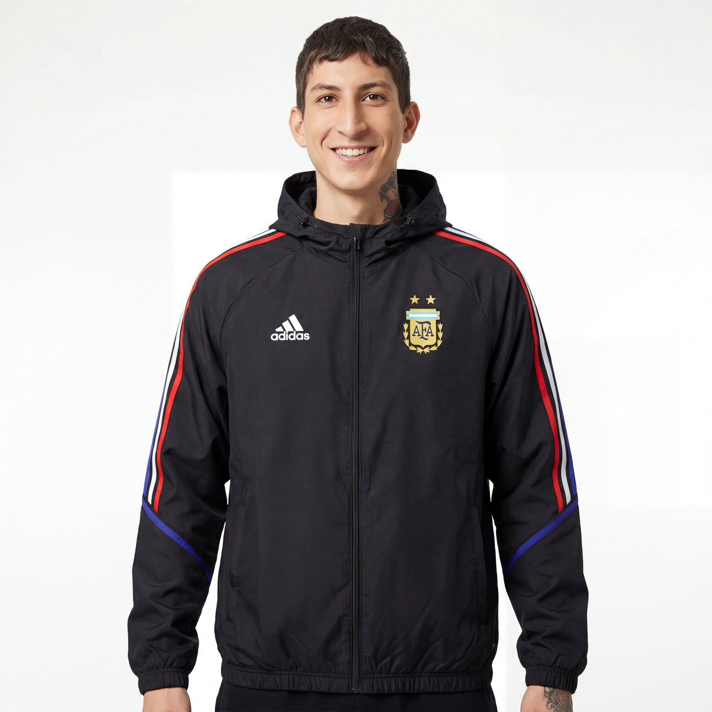 Windbreaker Argentinien 24/25 - Schwarz und Rot