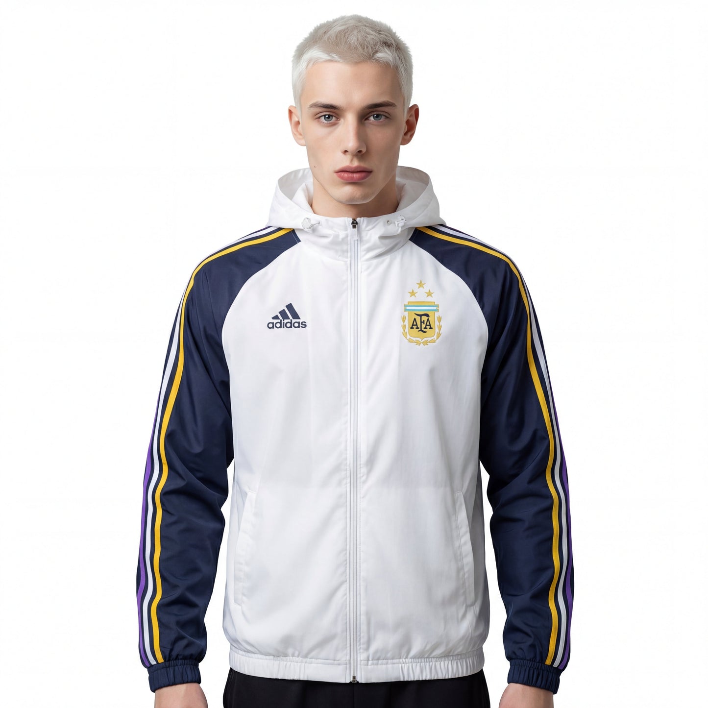 Windbreaker Argentinien 24/25 – Weiß