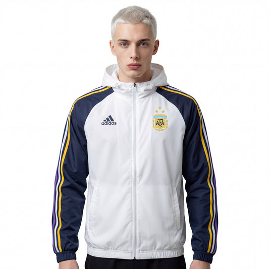 Windbreaker Argentinien 24/25 – Weiß