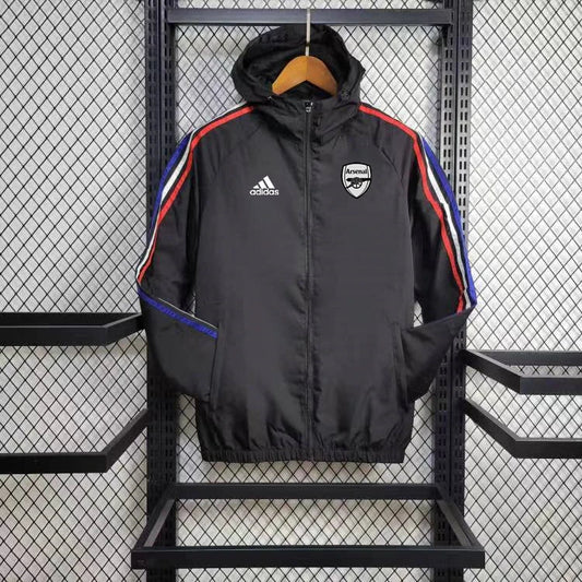 Windbreaker Arsenal 24/25 - Schwarz und Rot