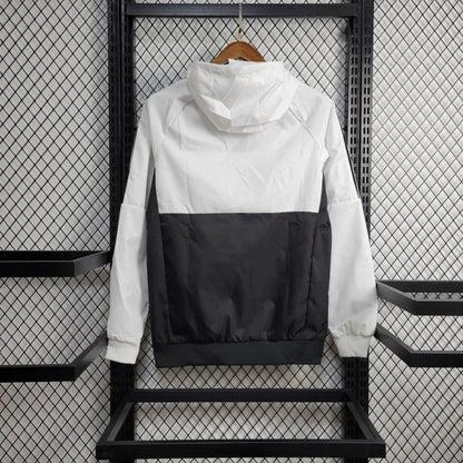 Windjacke Belgien 24/25 - Weiß und Schwarz