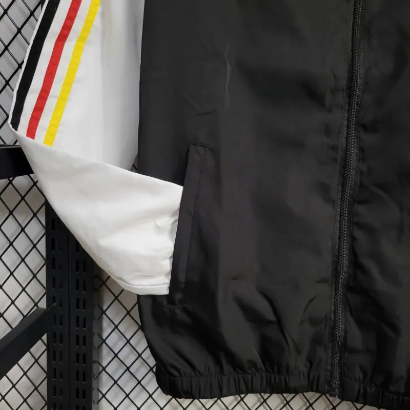 Windjacke Flamengo 24/25 - Schwarz und Weiß