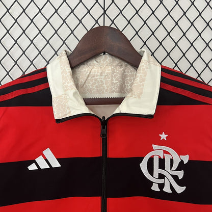 Windjacke Flamengo - Schwarz und Rot