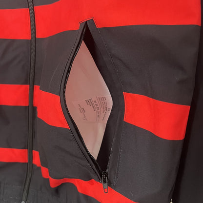 Windjacke Flamengo - Schwarz und Rot
