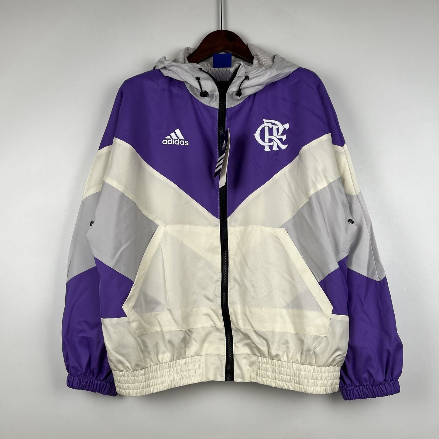 Windjacke Flamengo - Lila und Weiß