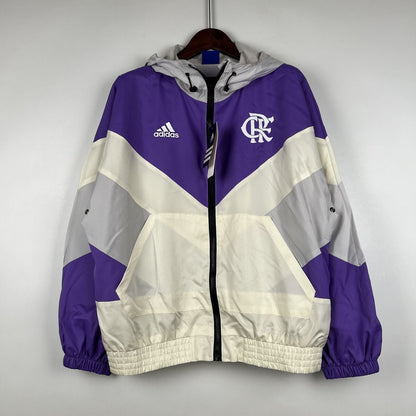 Windjacke Flamengo - Lila und Weiß