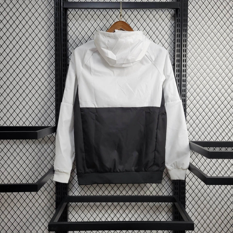 Windjacke Real Madrid 24/25 - Schwarz Weiß