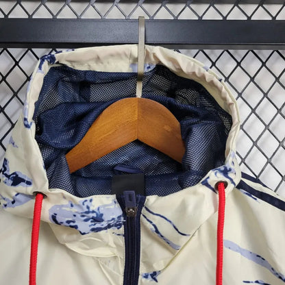 Windjacke Real Madrid 24/25 - Blau Weiß