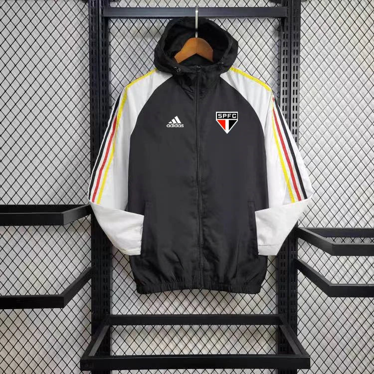 Windjacke São Paulo 24/25 – Schwarz und Weiß